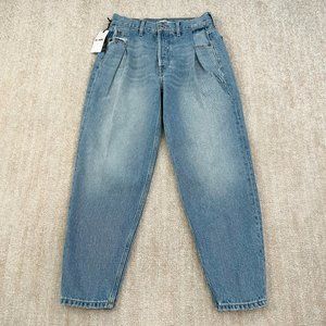 NWT Re/Done 40s Zoot High Rise Mom Jeans 27 Blue